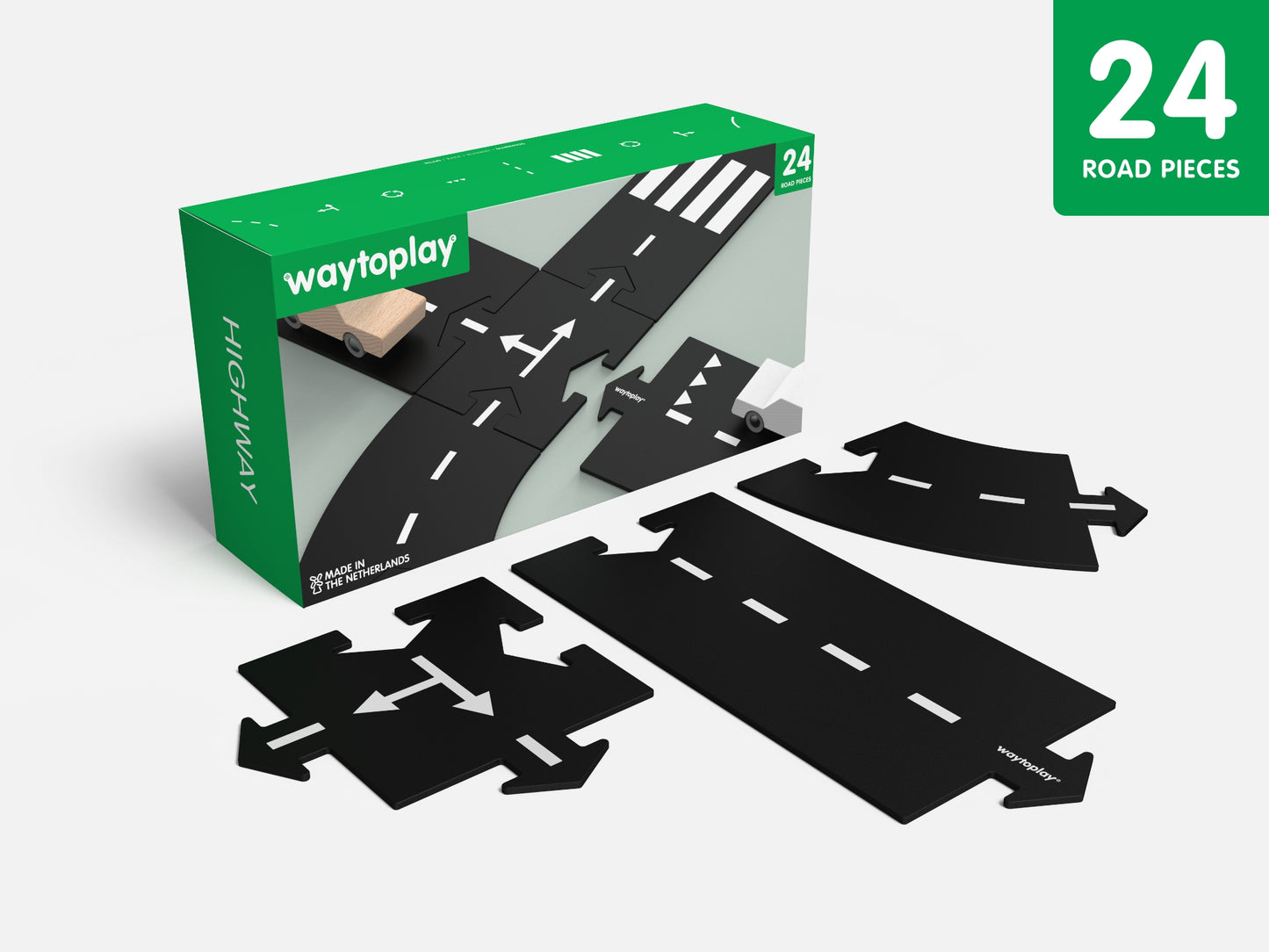 IGRALNA CESTA WAYTOPLAY: HIGHWAY (20-DELNI KOMPLET)