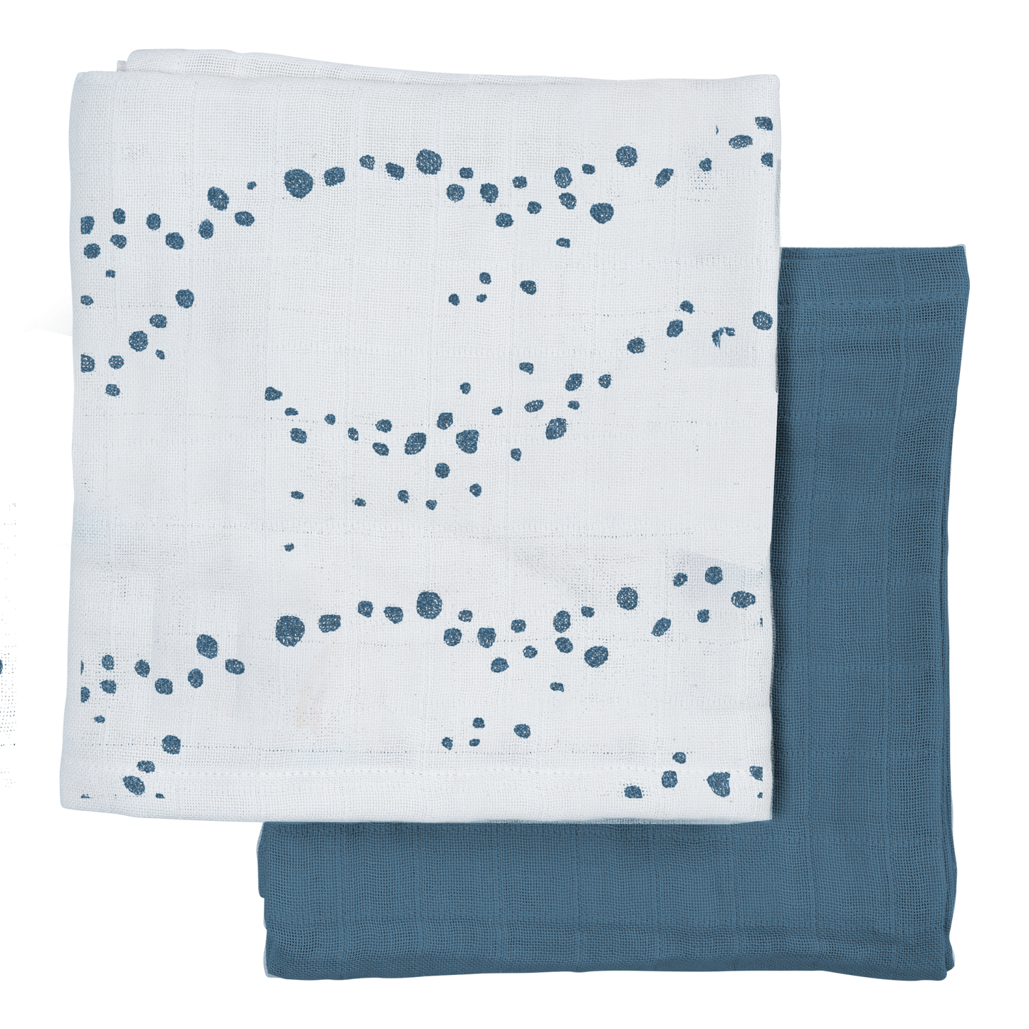 FABELAB - KOMPLET DVEH MUSLIN PLENIČK OCEAN SPRAY